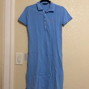 BABY BLUE 🩵 Ralph Lauren Light Blue Polo Dress